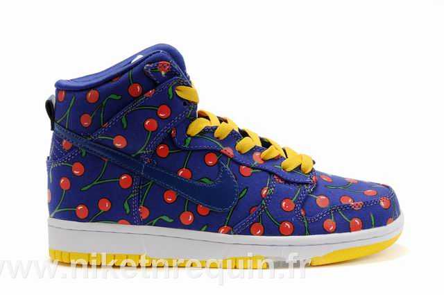 Nike Dunk SB bleu jaune (2)